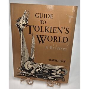 Guide to Tolkien's World: A Bestiary by David Day Softcover Fun & Fascinating